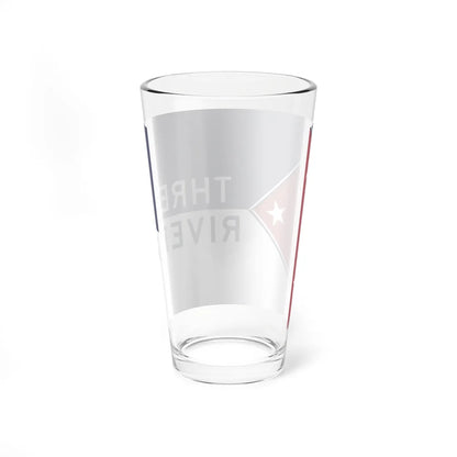 Flag of Three Rivers Michigan (United States) Pint Glass 16oz - Go Mug Yourself