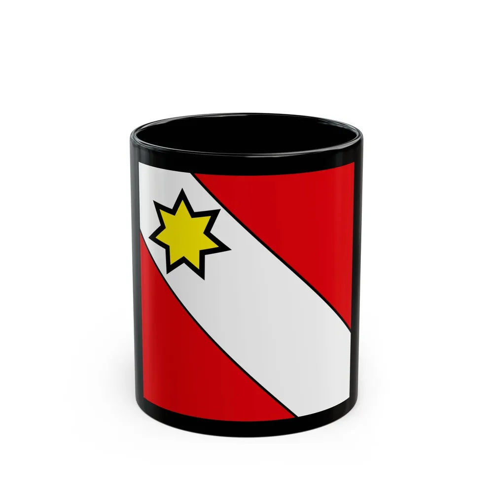 Flag of Thun Switzerland - Black Coffee Mug-11oz-Go Mug Yourself