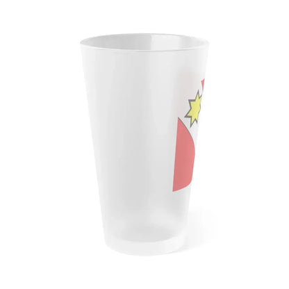 Flag of Thun Switzerland - Frosted Pint Glass 16oz - Go Mug Yourself