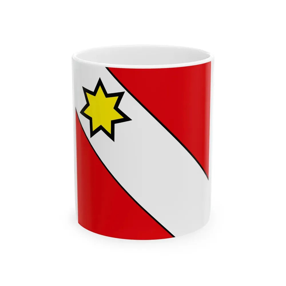 Flag of Thun Switzerland - White Coffee Mug 11oz - Go Mug Yourself