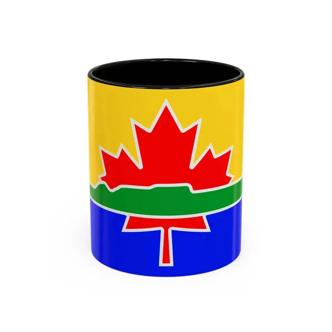 Flag of Thunder Bay Canada - Accent Coffee Mug 11oz Black - Go Mug Yourself