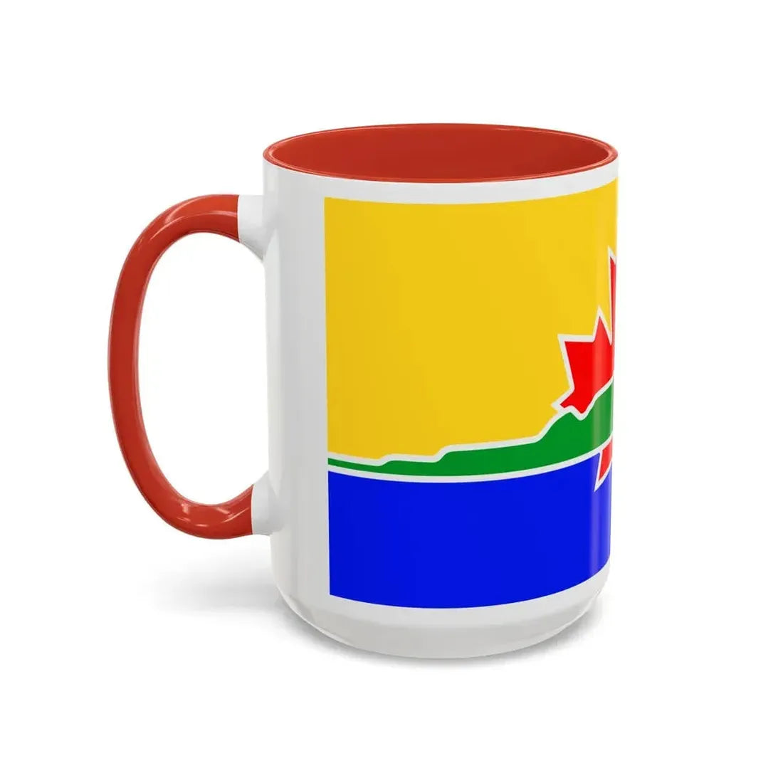 Flag of Thunder Bay Canada - Accent Coffee Mug - Go Mug Yourself