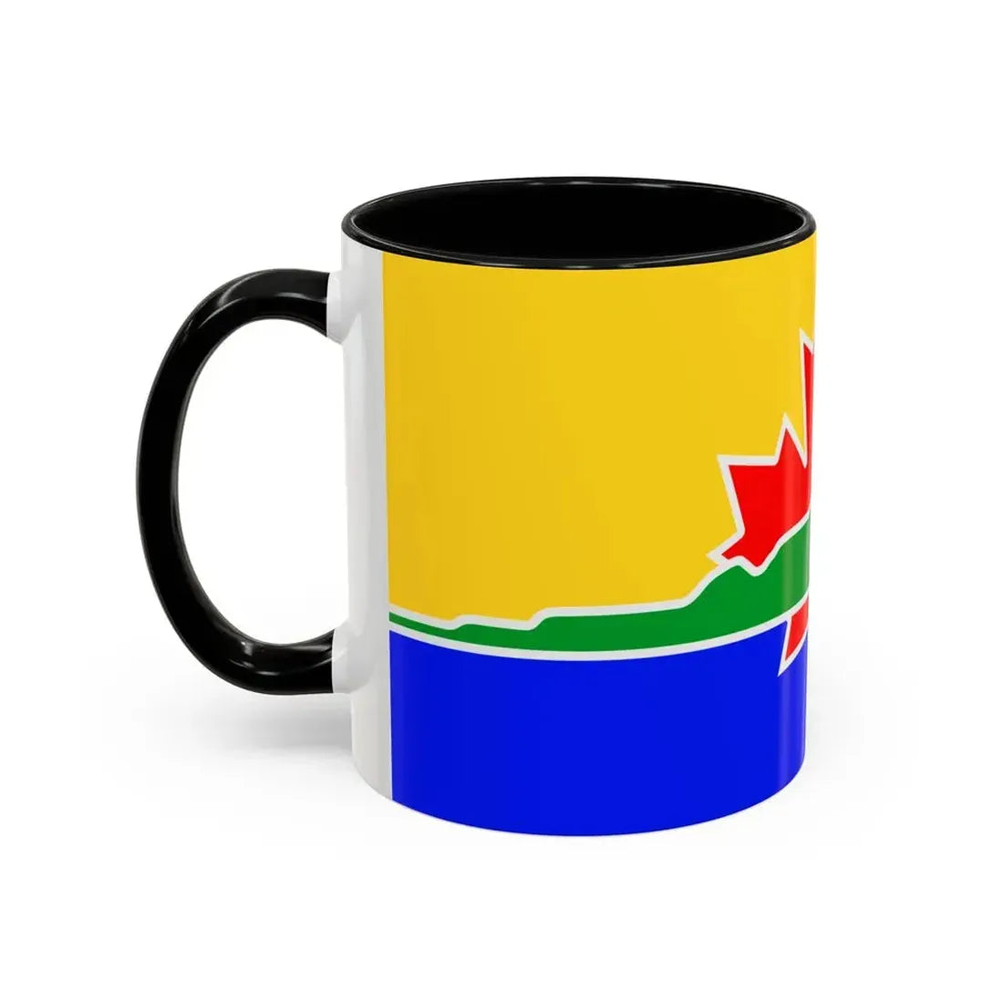 Flag of Thunder Bay Canada - Accent Coffee Mug - Go Mug Yourself