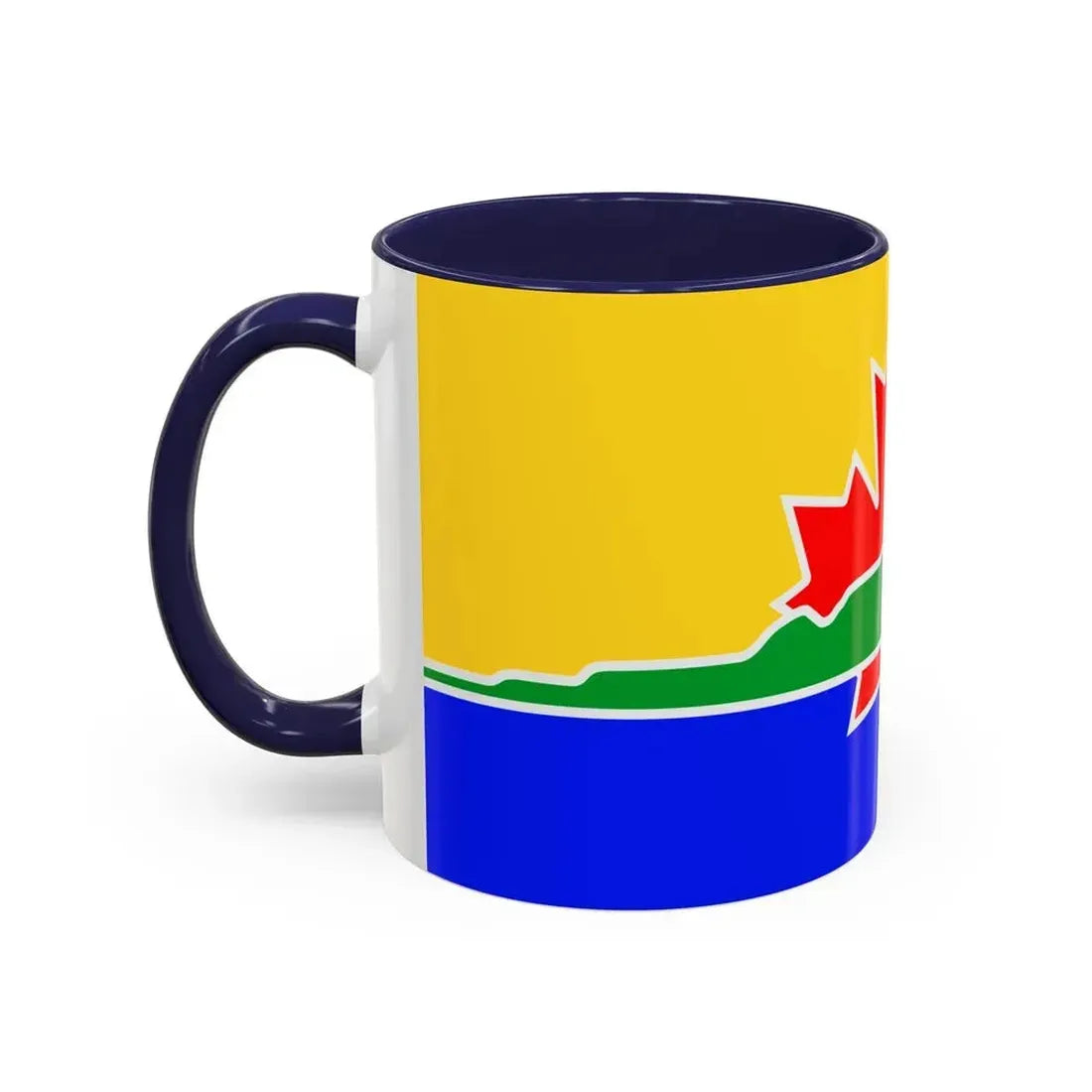 Flag of Thunder Bay Canada - Accent Coffee Mug - Go Mug Yourself