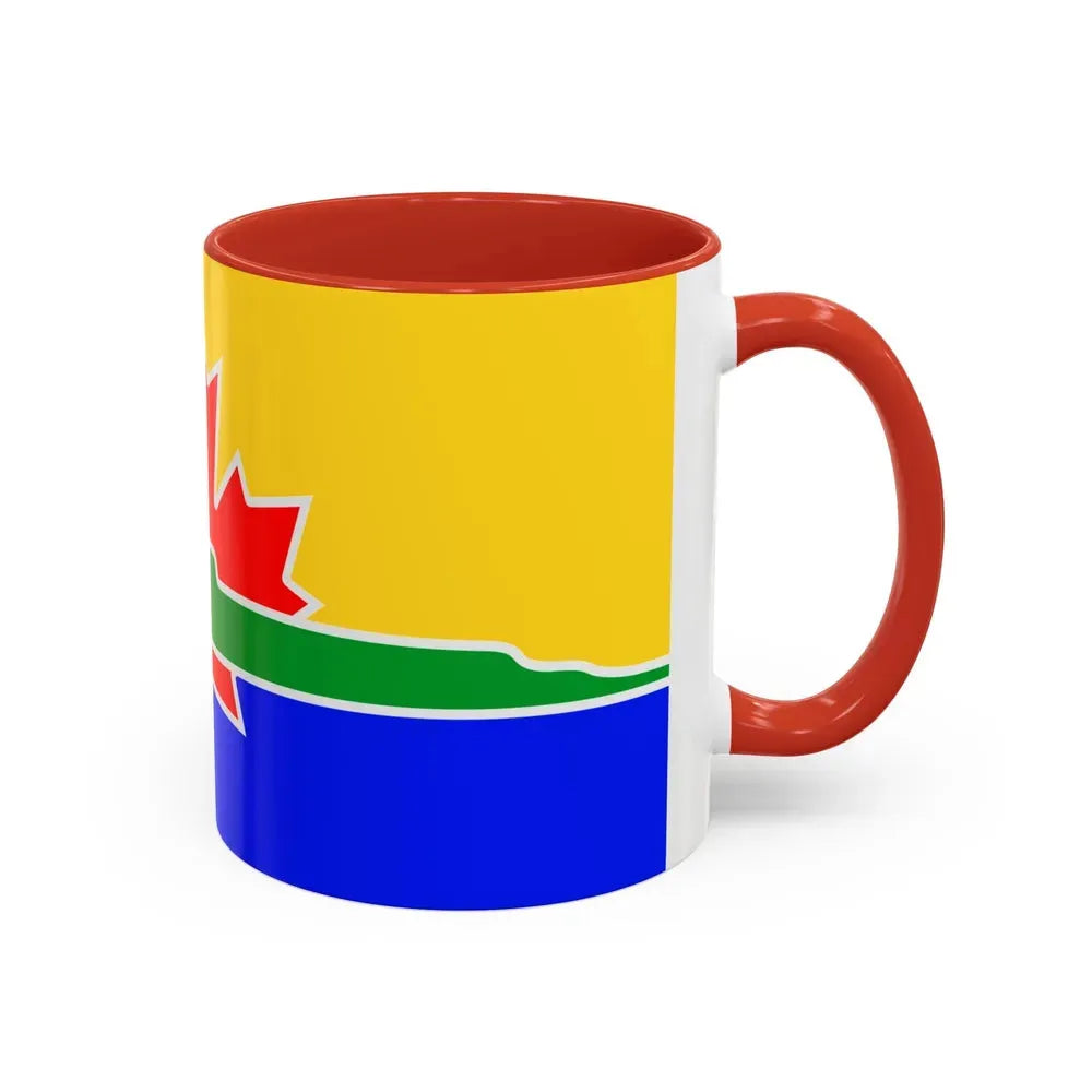 Flag of Thunder Bay Canada - Accent Coffee Mug - Go Mug Yourself