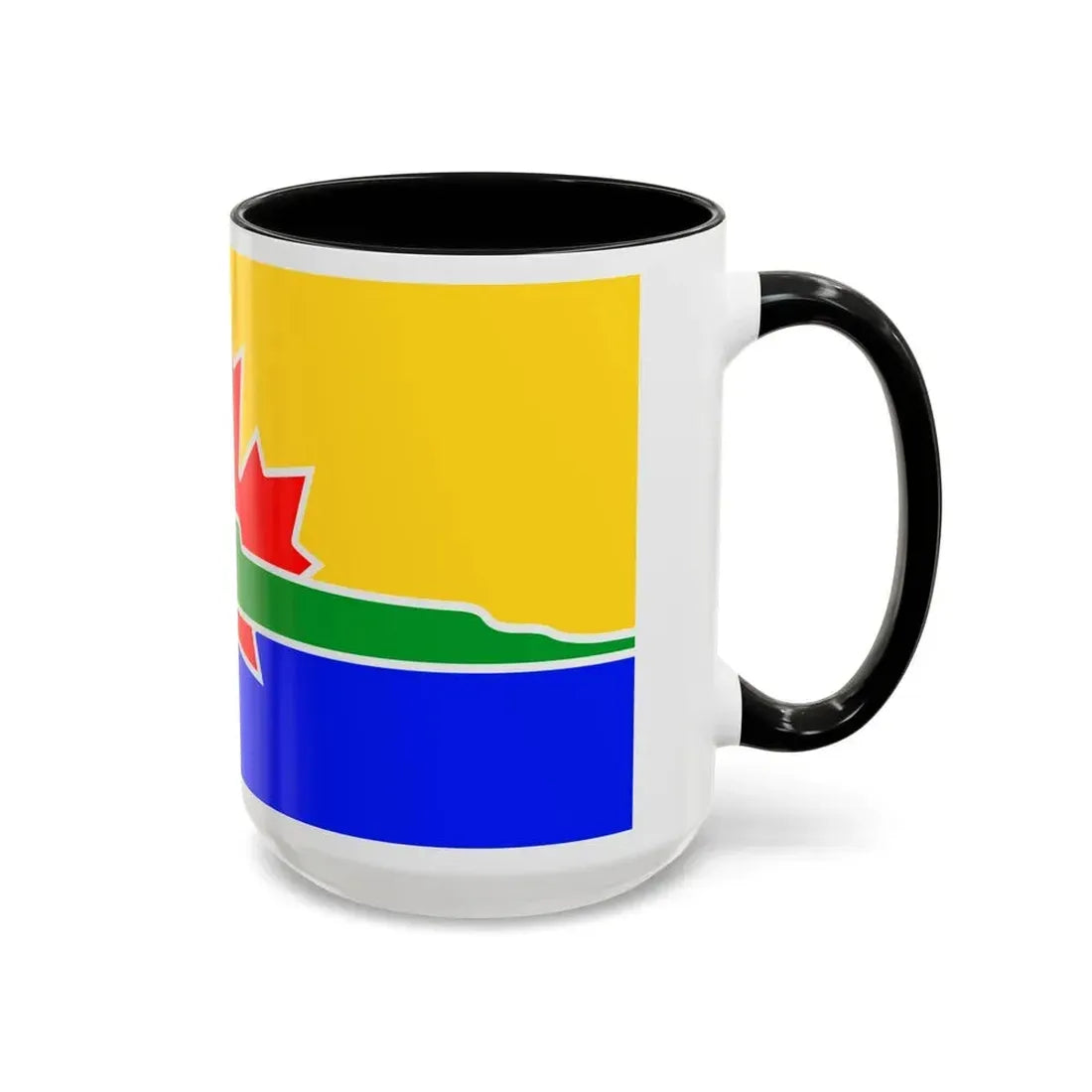 Flag of Thunder Bay Canada - Accent Coffee Mug - Go Mug Yourself