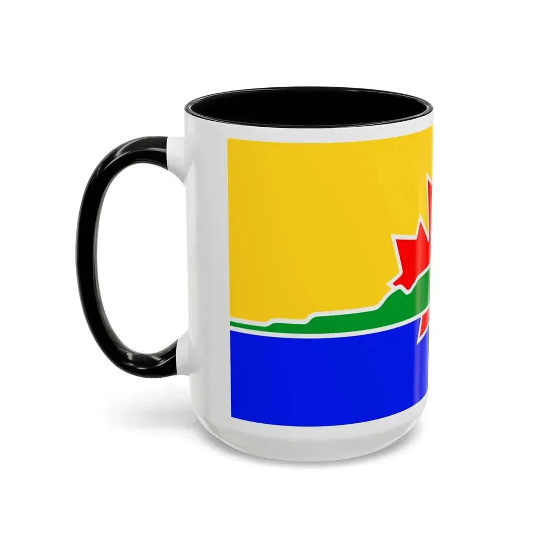 Flag of Thunder Bay Canada - Accent Coffee Mug - Go Mug Yourself
