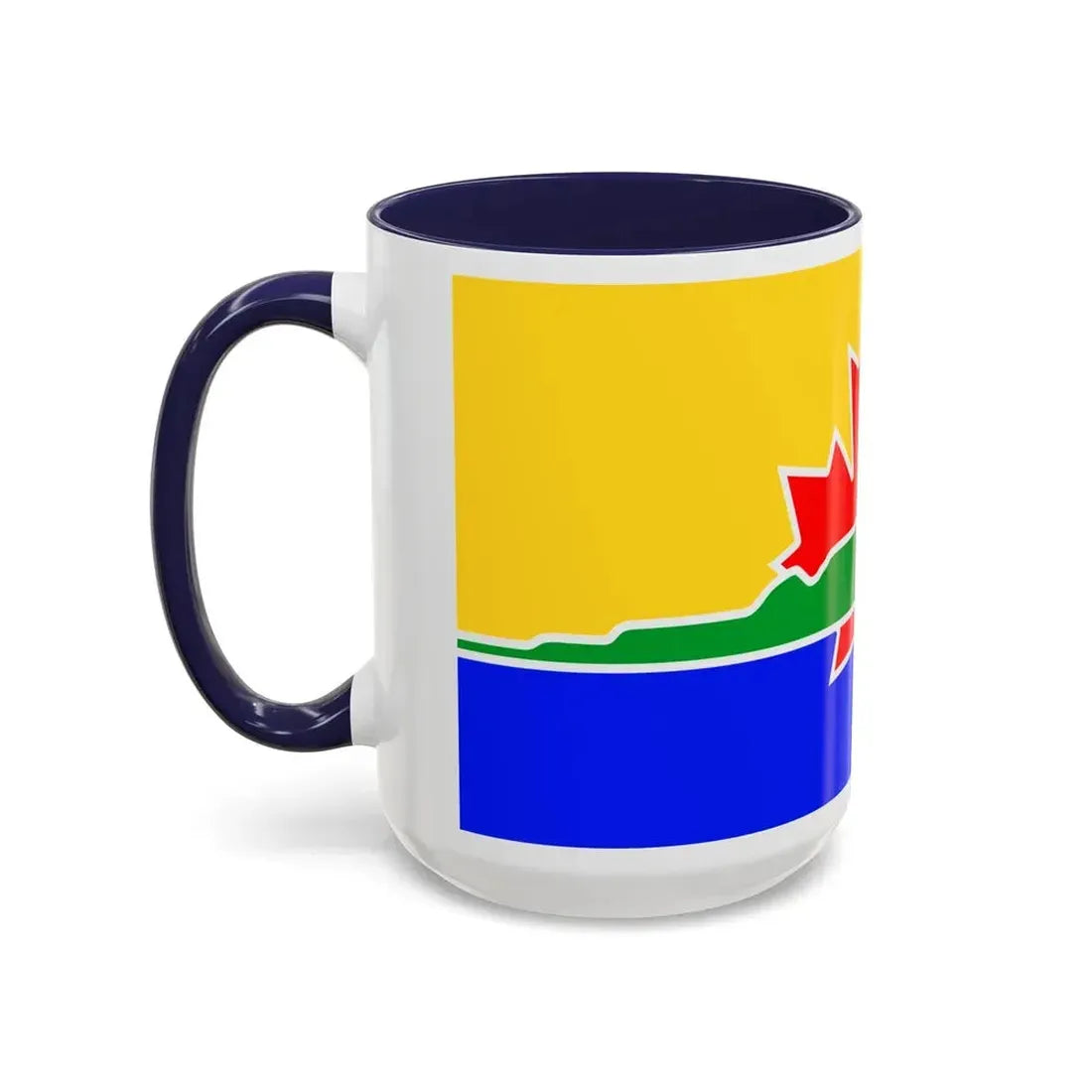 Flag of Thunder Bay Canada - Accent Coffee Mug - Go Mug Yourself