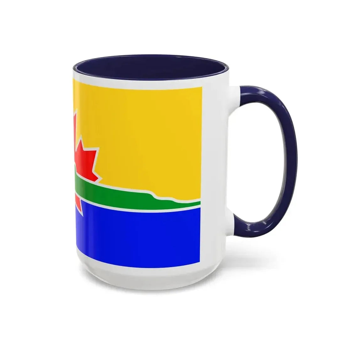 Flag of Thunder Bay Canada - Accent Coffee Mug - Go Mug Yourself