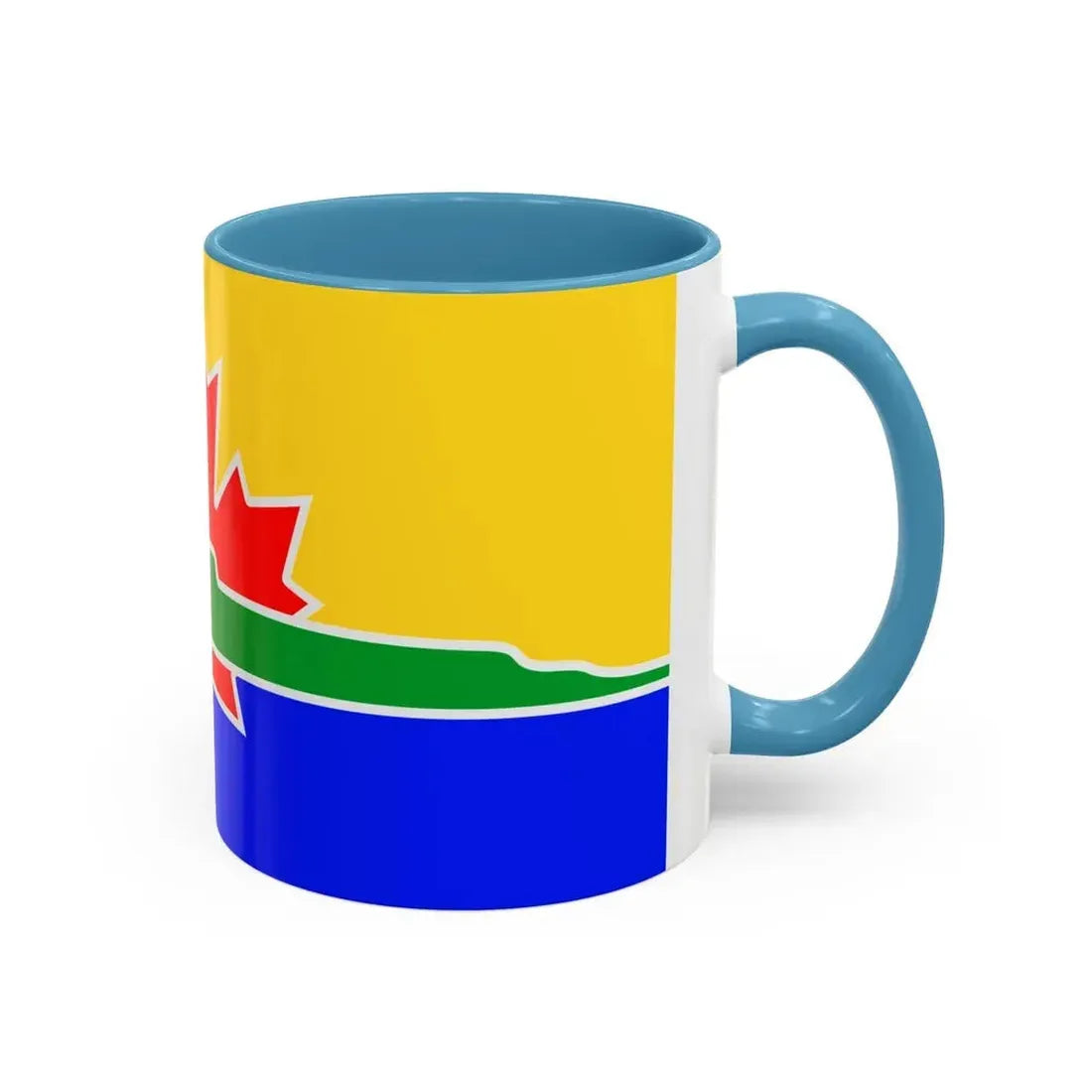 Flag of Thunder Bay Canada - Accent Coffee Mug - Go Mug Yourself