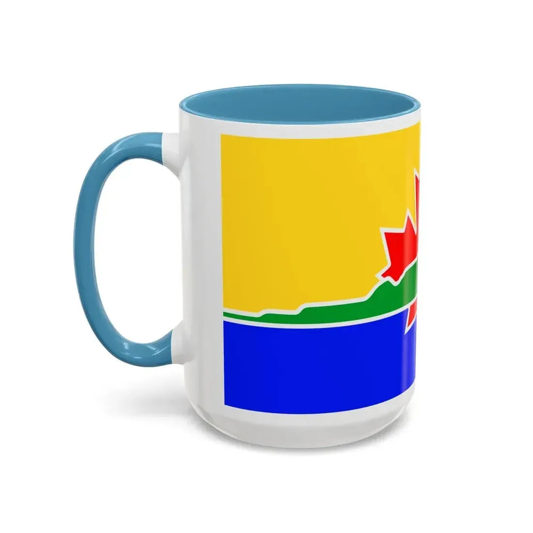 Flag of Thunder Bay Canada - Accent Coffee Mug - Go Mug Yourself