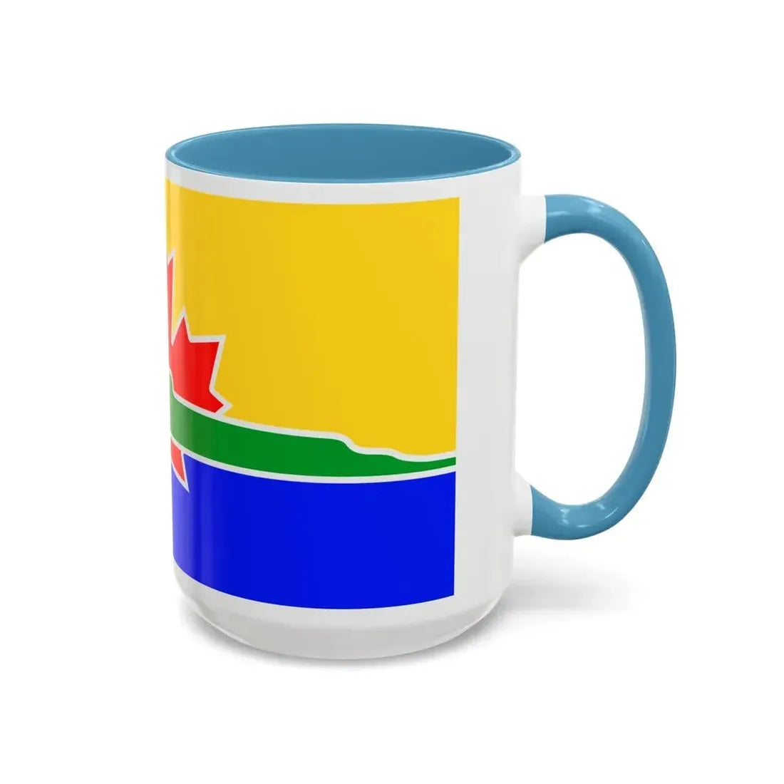 Flag of Thunder Bay Canada - Accent Coffee Mug - Go Mug Yourself