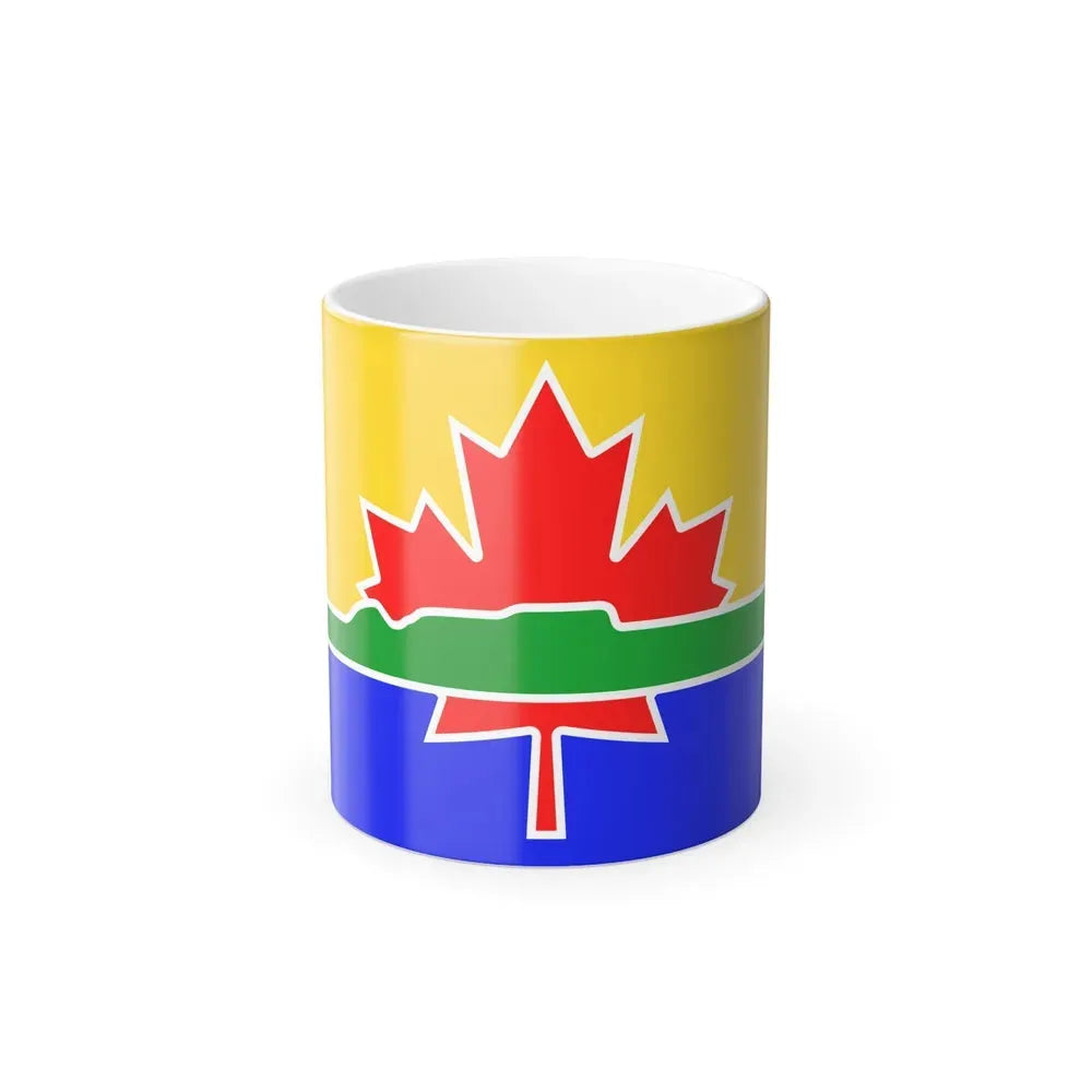 Flag of Thunder Bay Canada - Color Changing Coffee Mug 11oz - Go Mug Yourself