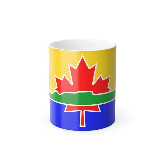 Flag of Thunder Bay Canada - Color Changing Coffee Mug 11oz - Go Mug Yourself