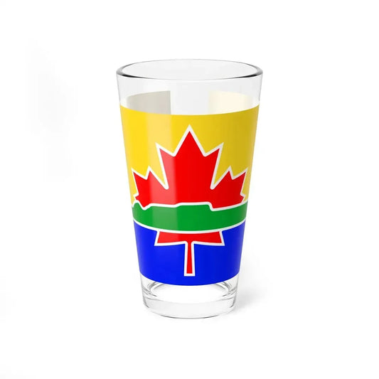Flag of Thunder Bay Canada - Pint Glass 16oz 16oz - Go Mug Yourself