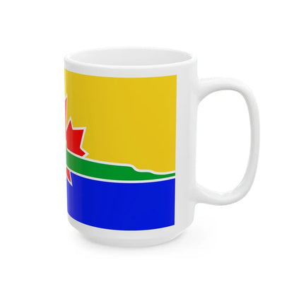 Flag of Thunder Bay Canada - White Coffee Mug-Go Mug Yourself