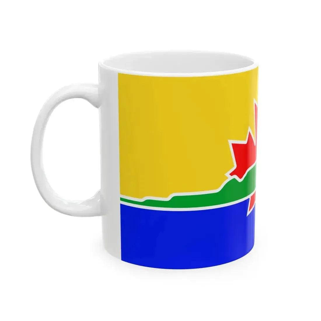 Flag of Thunder Bay Canada - White Coffee Mug - Go Mug Yourself