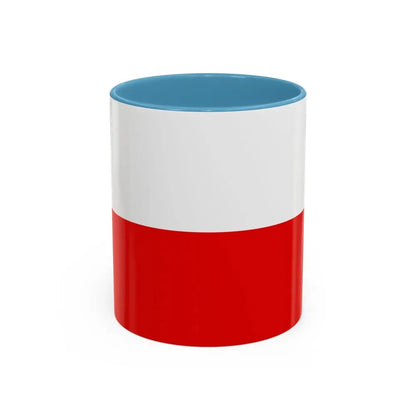 Flag of Thuringia Germany - Accent Coffee Mug 11oz Light Blue - Go Mug Yourself