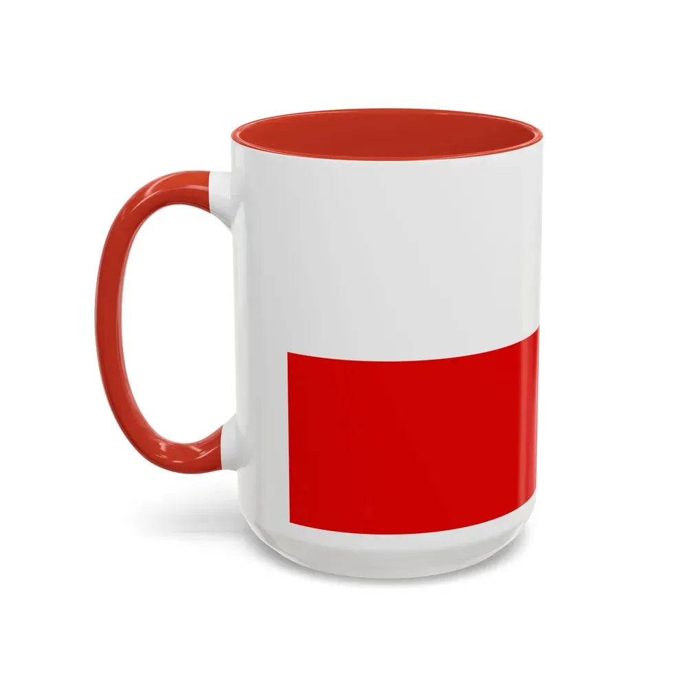 Flag of Thuringia Germany - Accent Coffee Mug - Go Mug Yourself