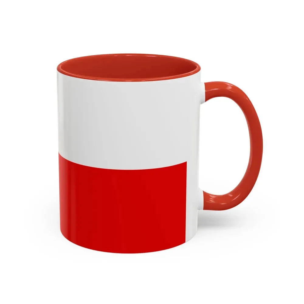 Flag of Thuringia Germany - Accent Coffee Mug - Go Mug Yourself