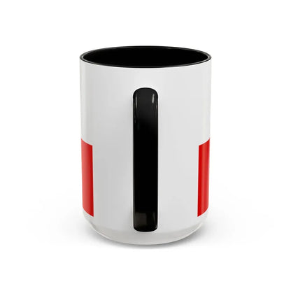 Flag of Thuringia Germany - Accent Coffee Mug - Go Mug Yourself