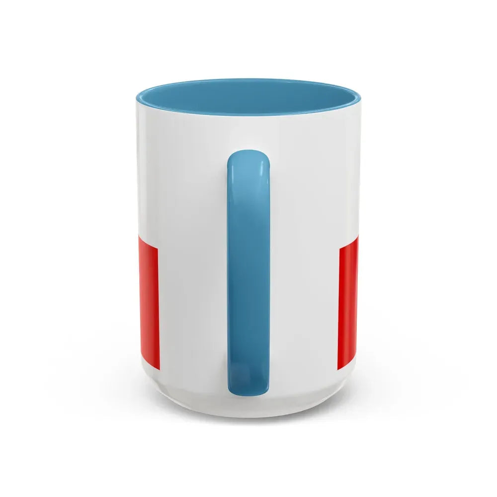 Flag of Thuringia Germany - Accent Coffee Mug - Go Mug Yourself