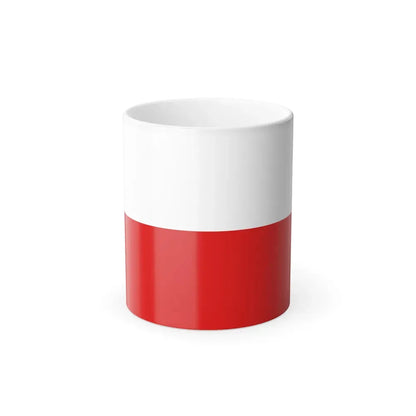 Flag of Thuringia Germany - Color Changing Coffee Mug 11oz - Go Mug Yourself