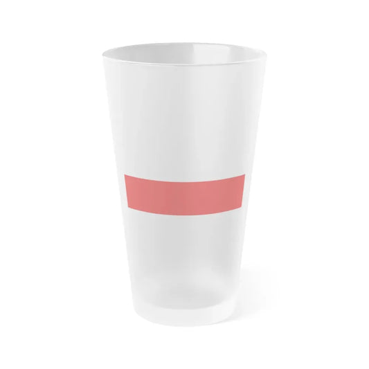 Flag of Thuringia Germany - Frosted Pint Glass 16oz 16oz Frosted - Go Mug Yourself