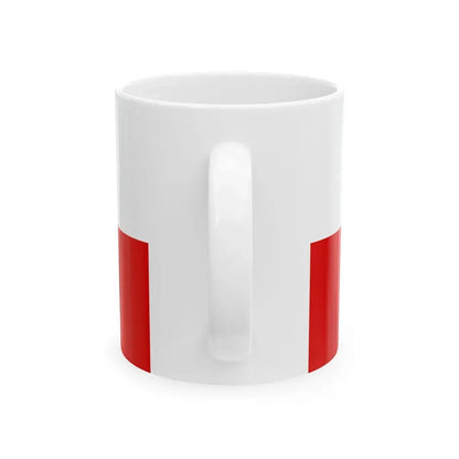 Flag of Thuringia state (Germany) White Coffee Mug - Go Mug Yourself