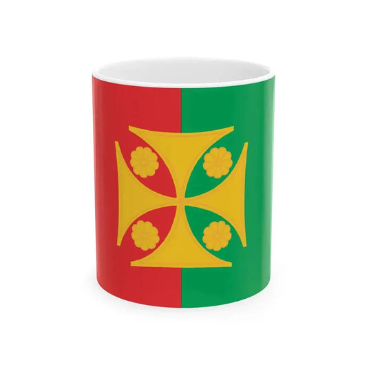 Flag of Tianeti Municipality (Georgia) White Coffee Mug 11oz - Go Mug Yourself