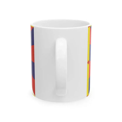 Flag of Tibet 1916-1951 (China) White Coffee Mug - Go Mug Yourself