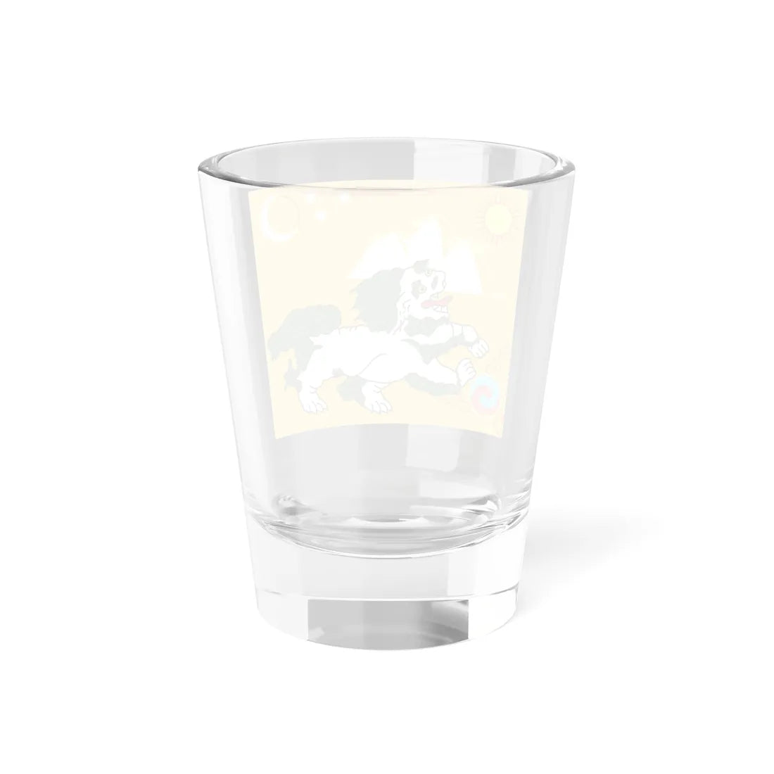 Flag of Tibet 1920-1925 (Tibet) Shot Glass 1.5oz - Go Mug Yourself
