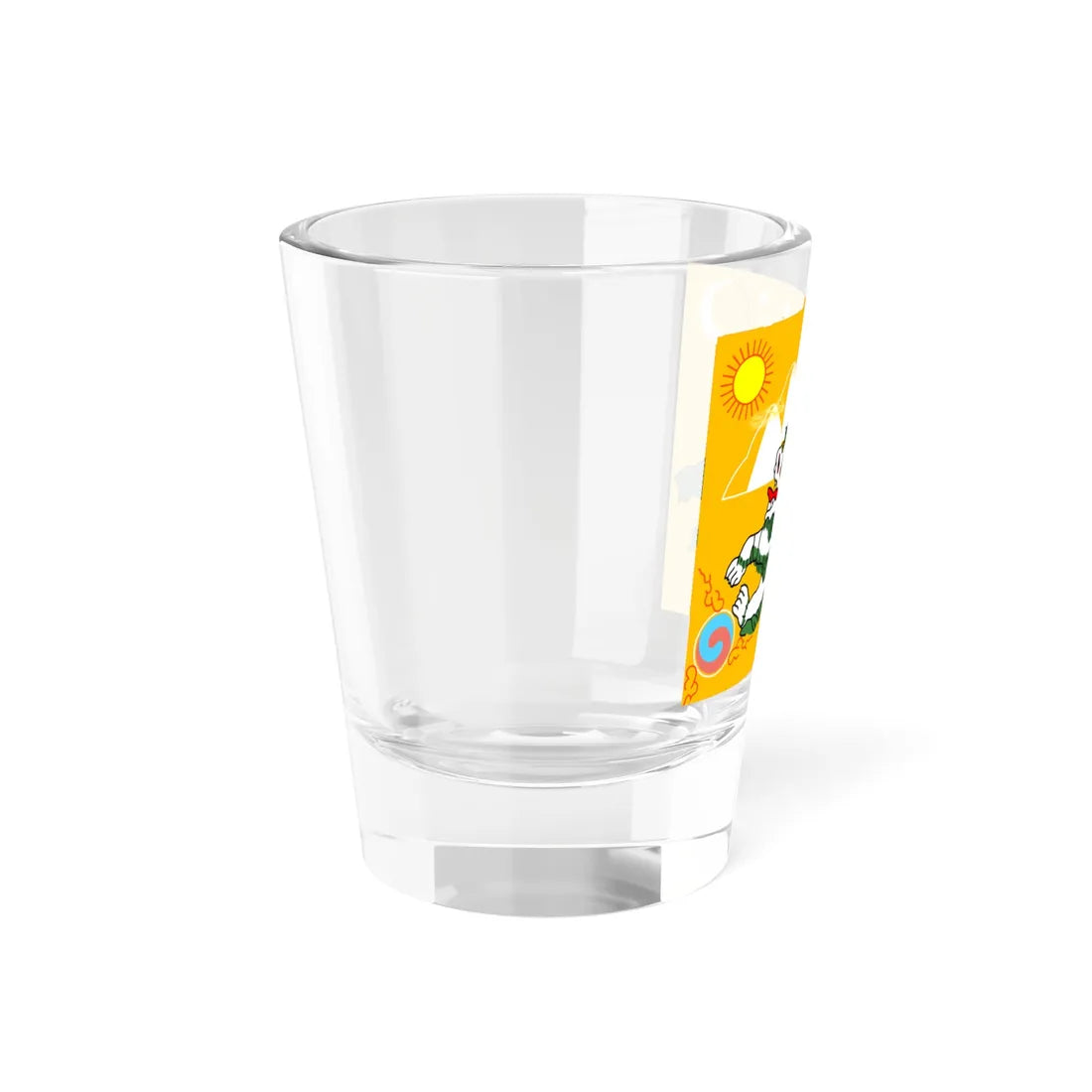 Flag of Tibet 1920-1925 (Tibet) Shot Glass 1.5oz - Go Mug Yourself