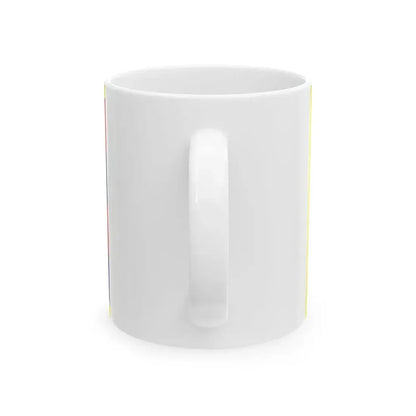 Flag of Tibet 3-2 (China) White Coffee Mug - Go Mug Yourself