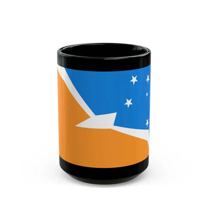 Flag of Tierra del Fuego Province Argentina - Black Coffee Mug 15oz - Go Mug Yourself