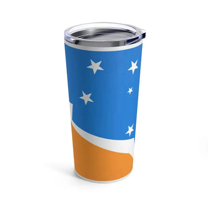 Flag of Tierra del Fuego Province Argentina - Tumbler 20oz - Go Mug Yourself