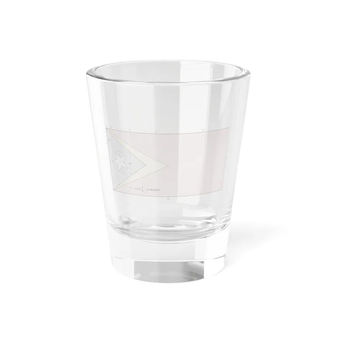 Flag of Timor-Leste construction sheet Shot Glass 1.5oz 1.5oz - Go Mug Yourself