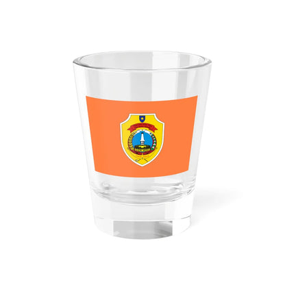 Flag of Timor Timur (Indonesia) Shot Glass 1.5oz 1.5oz - Go Mug Yourself