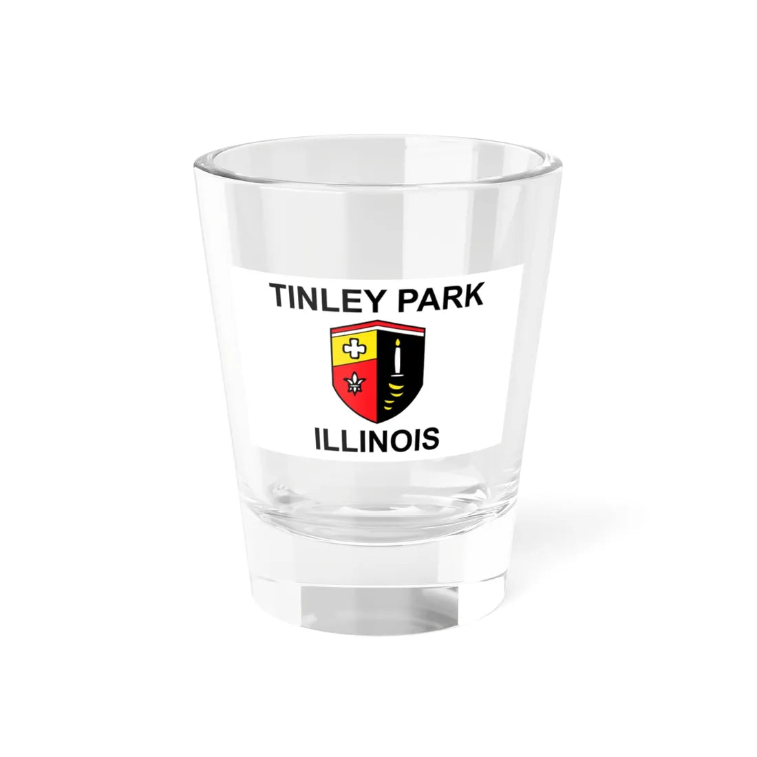 Flag of Tinley Park Illinois (United States) Shot Glass 1.5oz 1.5oz - Go Mug Yourself