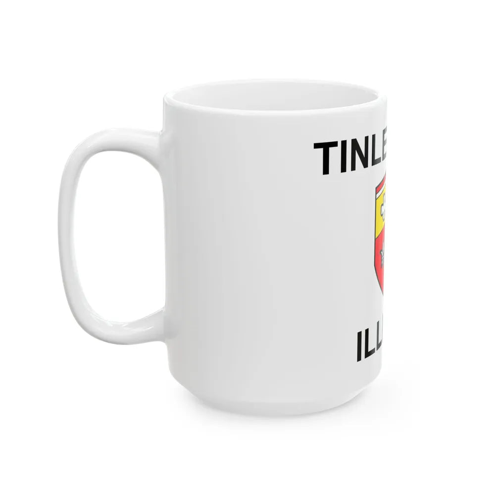 Flag of Tinley Park Illinois (United States) White Coffee Mug - Go Mug Yourself