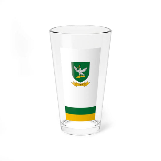 Flag of Tinnye vertical (Hungary) Pint Glass 16oz 16oz - Go Mug Yourself