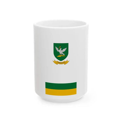 Flag of Tinnye vertical (Hungary) White Coffee Mug 15oz - Go Mug Yourself