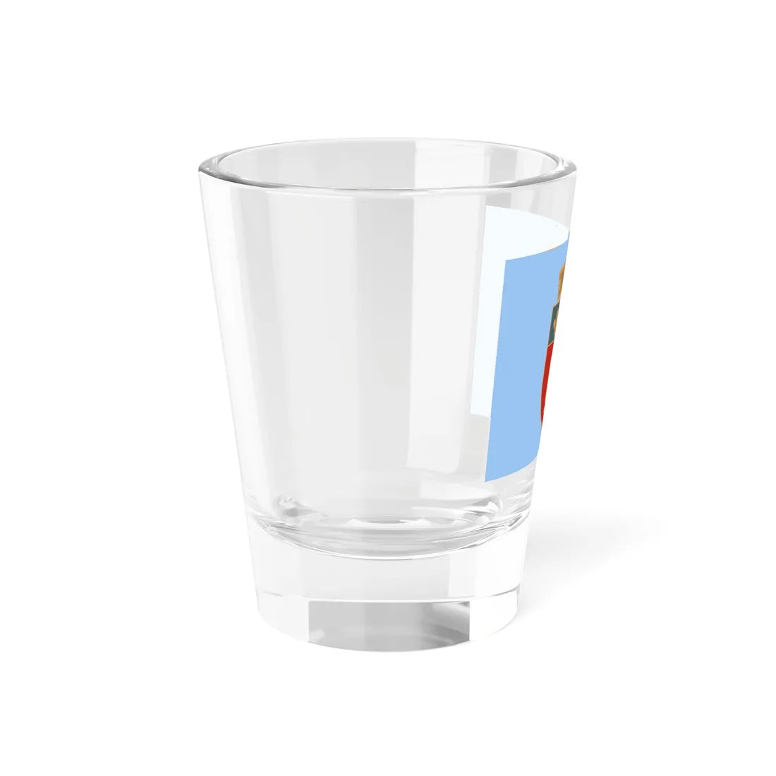 Flag of Tiranë (Albania) Shot Glass 1.5oz - Go Mug Yourself