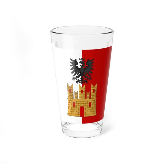 Flag of Tirano (Italy) Pint Glass 16oz 16oz - Go Mug Yourself