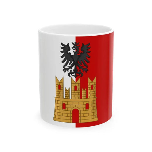 Flag of Tirano (Italy) White Coffee Mug 11oz - Go Mug Yourself