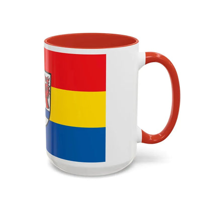 Flag of Tirschenreuth Germany - Accent Coffee Mug - Go Mug Yourself