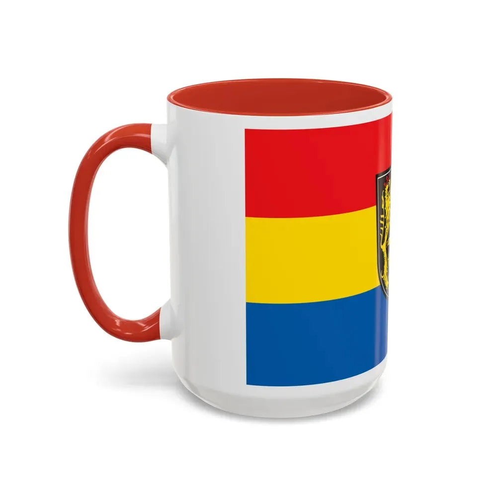 Flag of Tirschenreuth Germany - Accent Coffee Mug - Go Mug Yourself
