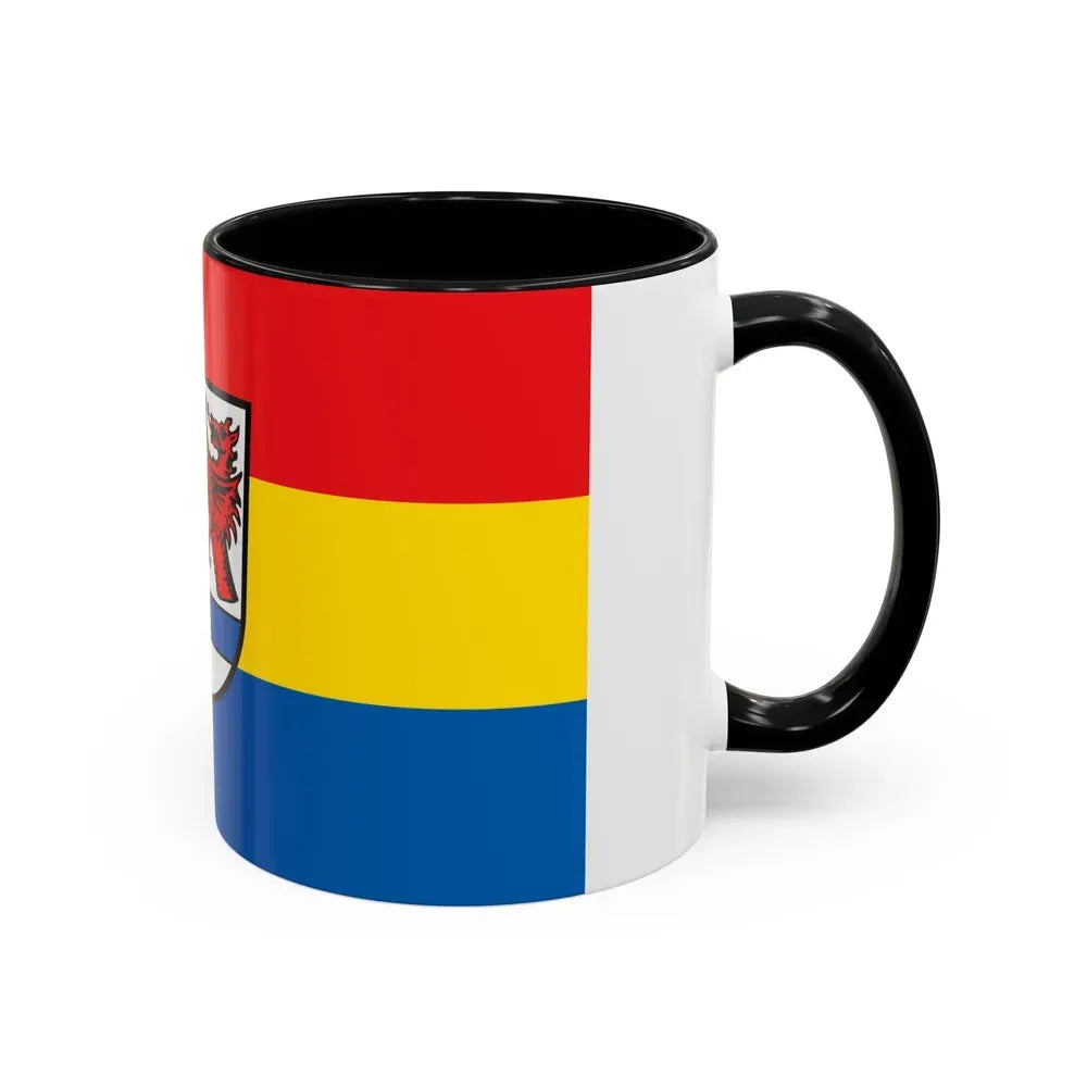 Flag of Tirschenreuth Germany - Accent Coffee Mug - Go Mug Yourself