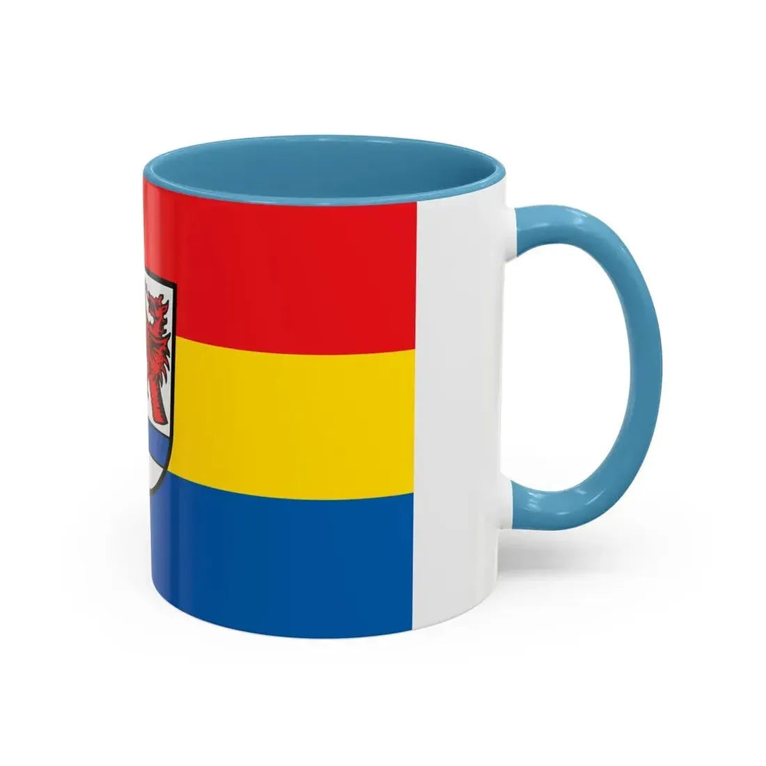 Flag of Tirschenreuth Germany - Accent Coffee Mug - Go Mug Yourself