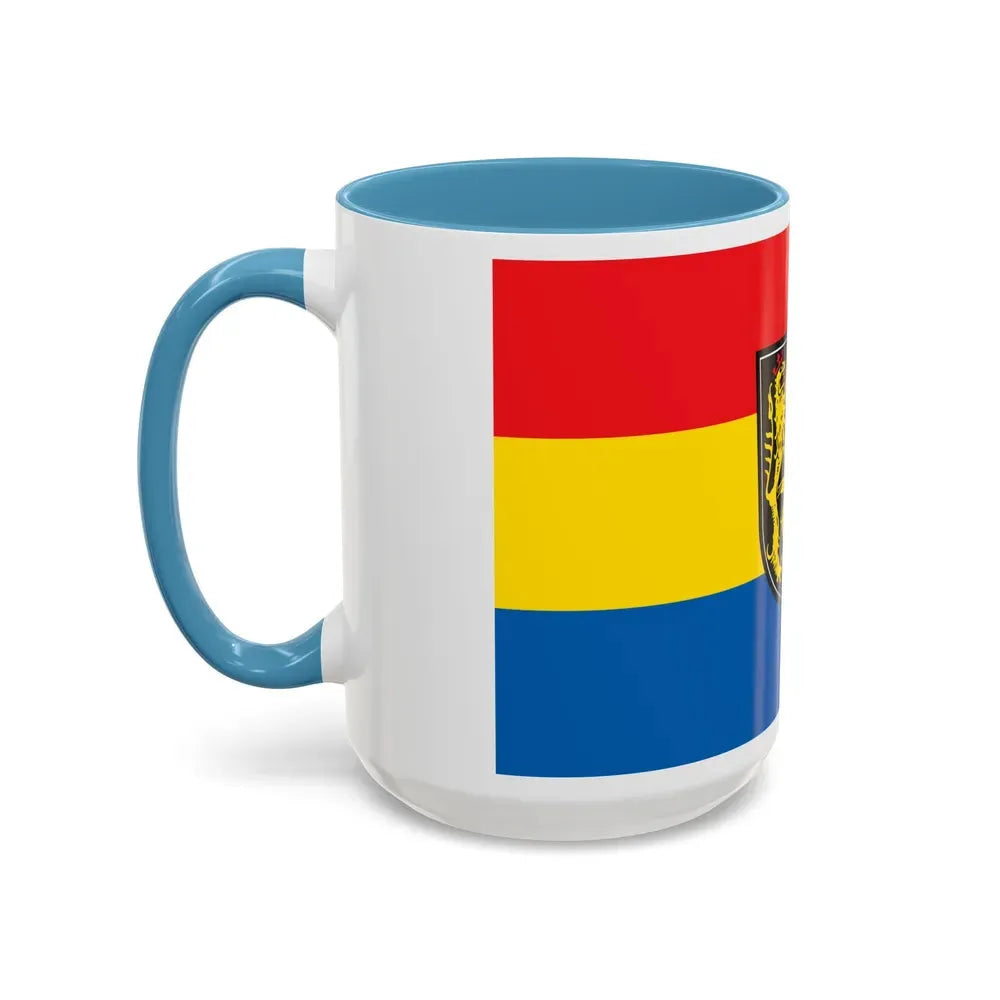 Flag of Tirschenreuth Germany - Accent Coffee Mug - Go Mug Yourself